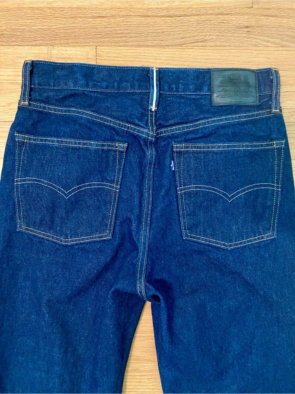 Levi’s Blue Tab Column Jeans Japanese Selvedge High Rise W29 L27 - Picture 7 of 14